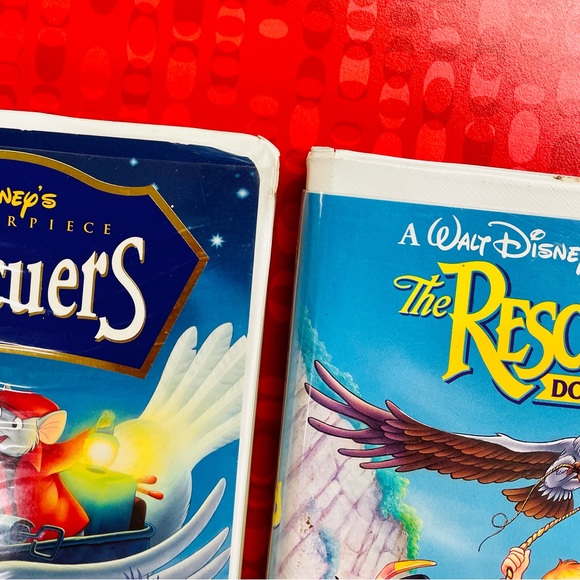 The Rescuers/The Rescuers Down Under Vintage VHS Tape - Picture 4 of 5